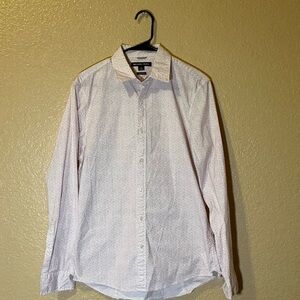 Michael Kors White Casual Button Down Shirt